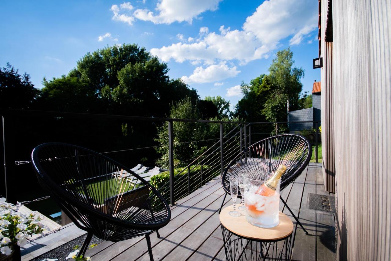 Au Calme De Hosdent Bed & Breakfast Braives Exterior foto